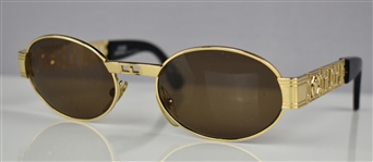 1990s Prince Stage-Worn Versace Gold Sunglasses