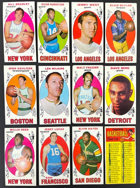 1969 Topps Basketball Complete Set (99/99) Incl. PSA Graded #1 Chamberlain and #25 Alcindor