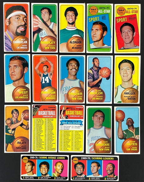 1970 Topps Basketball Complete Set (175) 