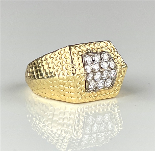 Elvis Presley Owned Diamond and 14K Gold Ring Given to His Cousin Billy Smith – Former Jimmy Velvet Collection