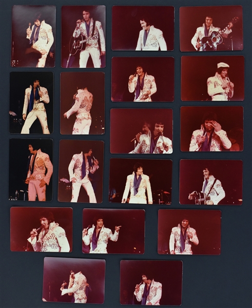 1973-1977 Group of Superior Elvis Presley Concert Photos from Fans – 62 Different – Incl. Aloha, Montgomery and FINAL SHOW in Indianapolis