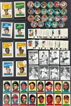 1960s-1970s Topps Inserts and Coins Collection of 251 Incl. 