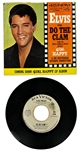 1964 Elvis Presley RCA Victor White Label “Not For Sale” 45 RPM Single “Do The Clam” / “Youll Be More Gone” with Picture Sleeve (47-8500) - <em>Girl Happy</em>