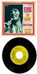 1971 Elvis Presley RCA Victor Yellow Label  “Not For Sale” 45 RPM Single “Heart of Rome" / "Im Leavin ” with Picture Sleeve (47-9998) - <em>Love Letters</em>
