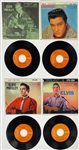 1950s-1970s Elvis Presley RCA "Orange Label" 45 RPM Singles and EPs Collection of 21 Different