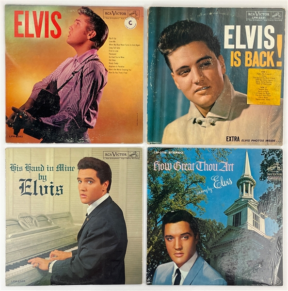 1950s-1970s Elvis Presley LP Collection of 15 Incl. <em>Elvis</em> (1957), <em>Harum Scarum</em> (1965) and <em>Aloha From Hawaii</em>  (1973)