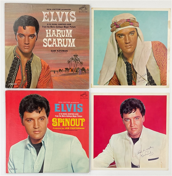 1960s Group of Four Elvis Presley Soundtrack LPs with Bonus Photos Incl. <em>Spinout</em>, <em>Clamabake</em>, <em>Harum Scarum</em> and <em>Frankie and Johnny</em>