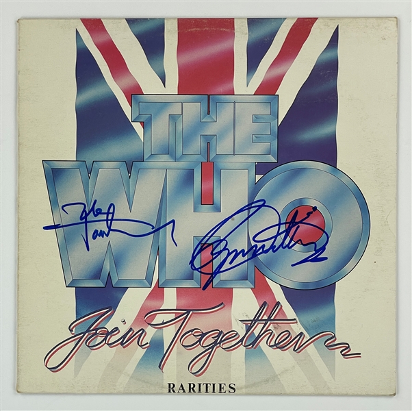 Pete Townshend and Roger Daltry Signed 1982 LP <em>Join Together</em> (BAS)