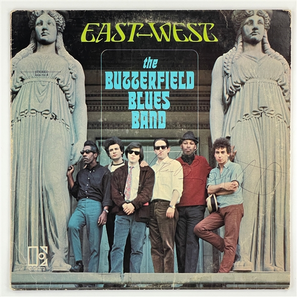 Paul Butterfield Signed Butterfield Blues Band 1966 LP <em>East-West</em> (BAS)