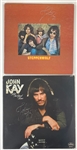 John Kay Signed 1969 "The Visual Thing" <em>Steppenwolf</em> Photo Book and LP <em>All in Good Time</em> (2) (BAS)