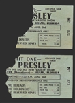 1956 Elvis Presley Pair of Ticket Stubs for Concert on August 3, 1956, at Olympic Theater in Miami, Florida PLUS Archive Related to Fans Time Spent WITH ELVIS