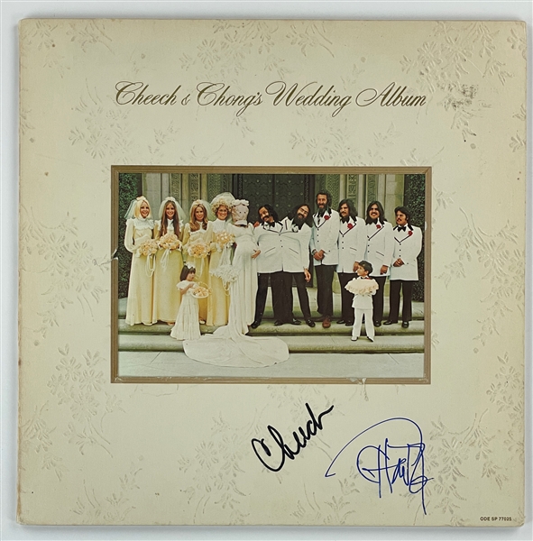 Cheech and Chong Signed LP <em>Cheech & Chongs Wedding Album</em> (BAS)