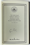 President George H. W. Bush Easton Press Signed Edition of <em>Speaking of Freedom: The Collected Speeches</em> (BAS)