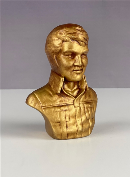 Elvis Presleys Ceramic Bust from Graceland with "EP" Written in Nancy Rooks Hand - From The Nancy Rooks Collection