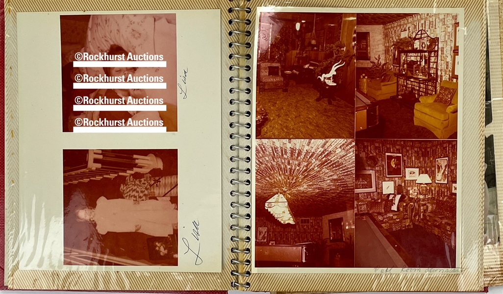 Graceland Photo Album from Elvis Presleys Cook Nancy Rooks - Many Images of the Inside of Graceland!