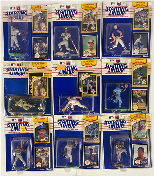 1990 Starting LIneup Baseball Collection of 37 Incl. Ken Griffey, Jr. and ALL 7 "Extended" Figures