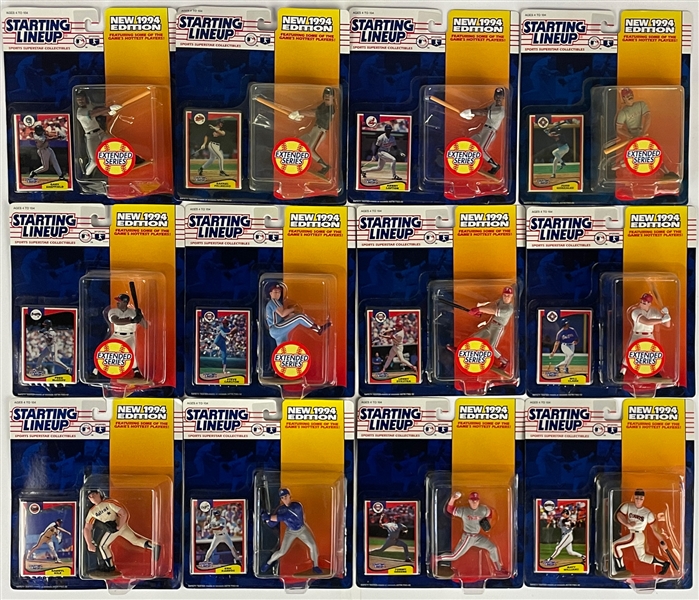 1994 Starting Lineup Baseball Complete Set (65/65) Incl. Five Kenner Shipping Cases, 1994 Cooperstown Complete Set and 127 Extras! 
