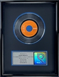 RIAA Platinum Record Award for Elvis Presleys 1969 Single <em>In the Ghetto</em> - From the 1992 Graceland Redesign