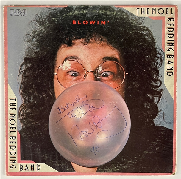 Noel Redding (Jimi Hendrix Experience) Signed 1976 LP <em>Blowin</em> (BAS)