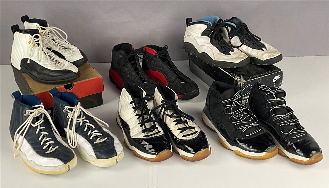 1988-1997 Air Jordan Collection of 10 Different Plus Three Other Jordan/Jumpman Models (13 Total Pairs)