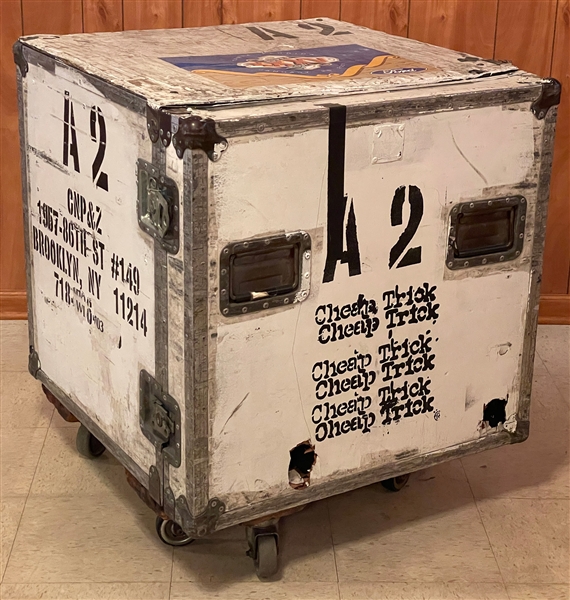 1970s Cheap Trick Touring Guitar/Audio Work Box - Purchased Directly From The Band