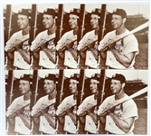 Group of 10 Stan Musial Signed 11x14 Sepia Toned Photos (JSA)