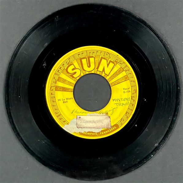 1955 Sun Records 223 45 RPM 7-Inch of Elvis Presleys “Mystery Train” and “I Forgot to Remember to Forget”