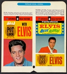 1965 Elvis Presley RCA 8-Track Record Store Rack Divider Promoting <em>Pot Luck</em> and <em>Blue Hawaii</em>