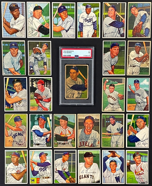 1952 Bowman Baseball Partial Set (182/252)