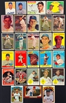 1950-1972 Topps, Bowman, Fleer and Post Cereal Baseball Card Shoebox Collection of 514 with Many Hall of Famers