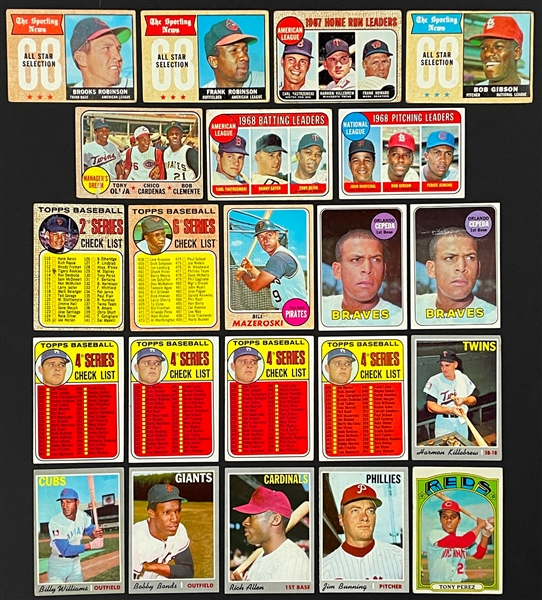 1969 -1973 Topps LARGE Shoebox Collection of 1,839 Incl. Many Hall of Famers