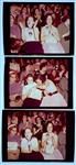 1956 Color Transparencies (3) of Elvis Presley Fans Screaming at 1956 Lousiana Hayride Concert Plus Newspaper Clipping (Former Lester Glassner Collection)