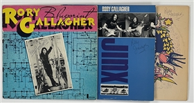 Trio of Rory Gallagher Signed LPs Incl. Early Solo Work <em>Blueprint</em> and <em>Tattoo</em> (BAS)