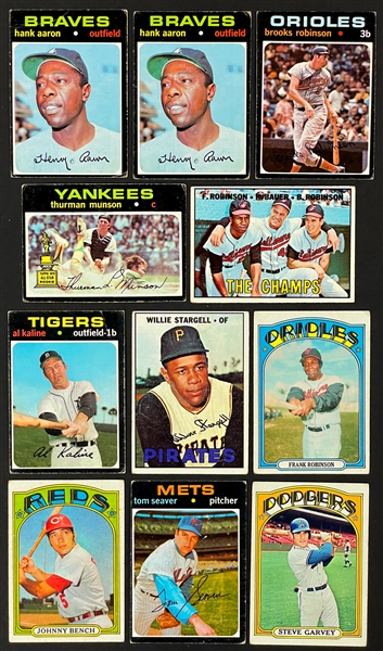 1967-1972 Topps Shoebox Collection of 751