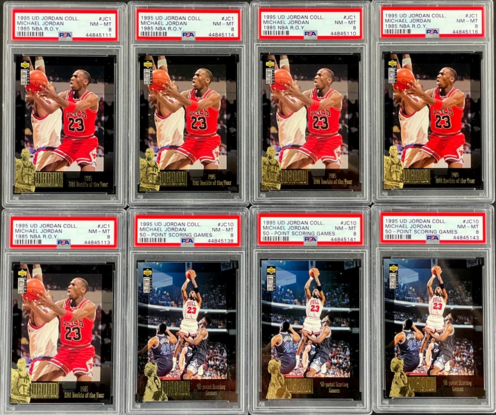 1995 Upper Deck "Jordan Collection" PSA-Graded Collection (17 )