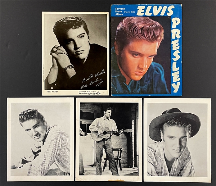 1956 Elvis Presley RCA and MGM Promotional Photos and Souvenir Photo Album
