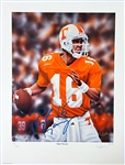 Peyton Manning Signed Limited Edition (110/300) - Litho - "High VOLocity" (BAS)