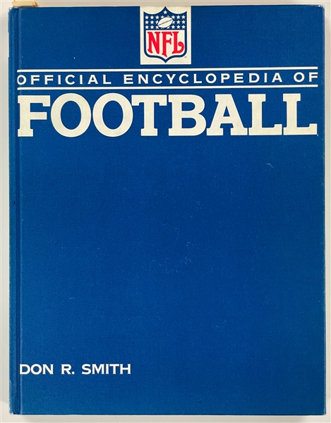 <em>NFL Encyclopedia of Football</em> Signed by Hall of Famers Incl. Johnny Unitas, Gale Sayers, Bart Starr and Others (BAS)