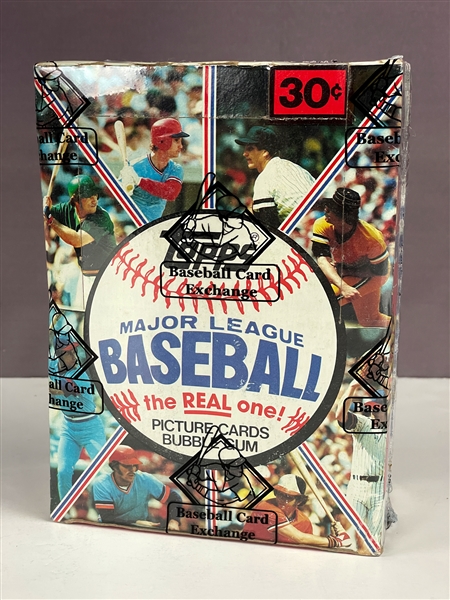 1981 Topps Baseball Wax pack box 