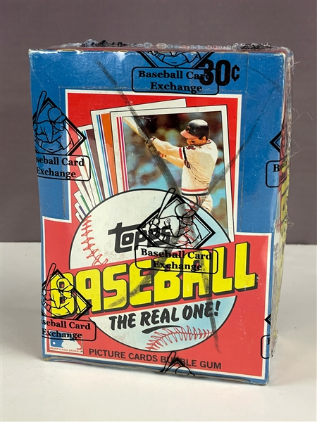 1982 Topps Baseball Wax pack box 