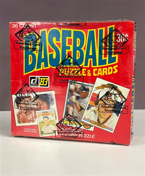 1983 Donruss Baseball Wax pack box 