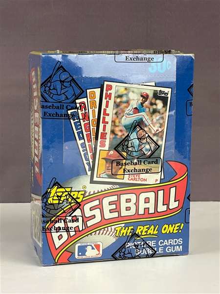 1984 Topps Baseball Wax pack box 