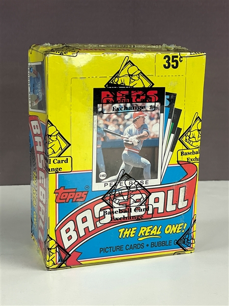 1986 Topps Baseball Wax pack box 