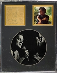 Harry Chapin Signed Display - Inscribed "P.S. Keep the Change" (BAS)