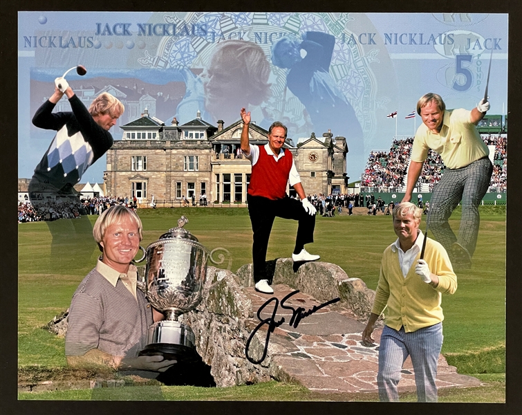 Golf Legends Signed 8x10 Photo Collection of Nine Incl. Jack Nicklaus, Gary Player and Others (BAS)