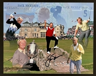 Golf Legends Signed 8x10 Photo Collection of Nine Incl. Jack Nicklaus, Gary Player and Others (BAS)