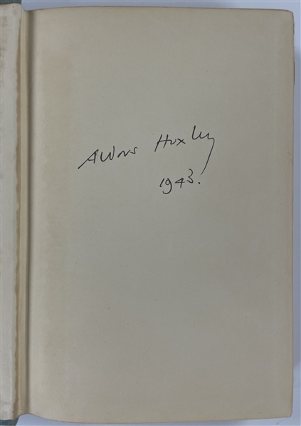 Aldous Huxley Signed Copy of <em>The Art of Seeing</em> (BAS)