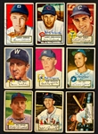 1952 Topps Signed Card Collection (9) (BAS)