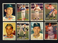 1957 Topps Signed Card Collection (70) (BAS)