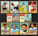 1968 Topps Signed Card Collection (89) (BAS)